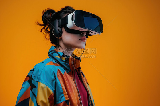 女性虚拟现实体验图片