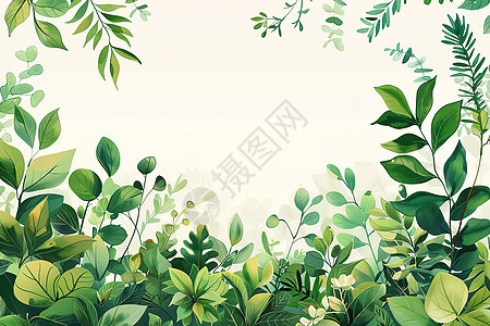 绿色的树叶图片