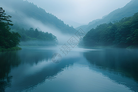 湖山幽静图片