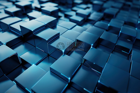 水晶般的立方体图片