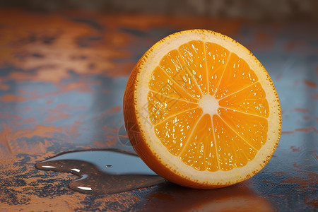 多汁的橙子图片