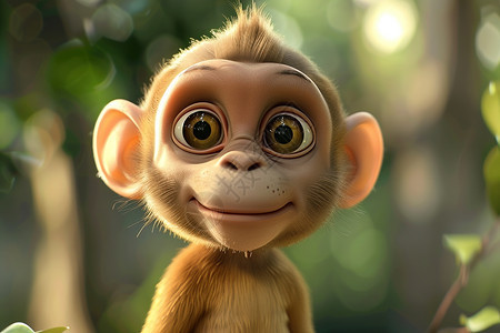 可爱的猴子图片