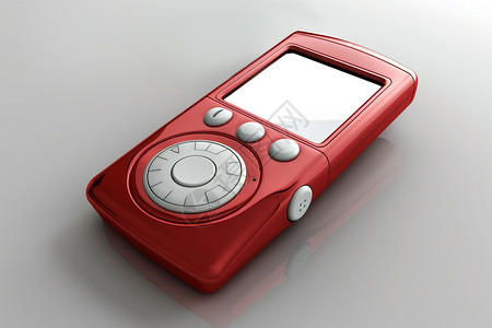 红色智能手机图片
