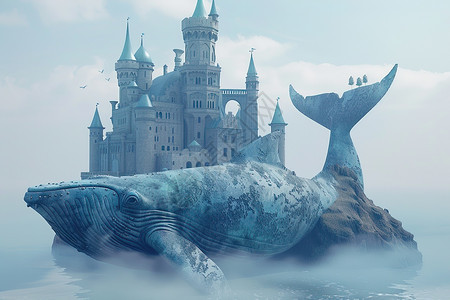 梦幻鲸鱼城堡图片