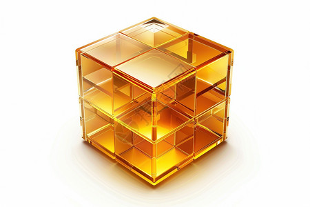 玻璃方块立方体图片