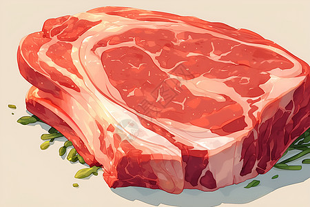 新鲜的生肉背景图片