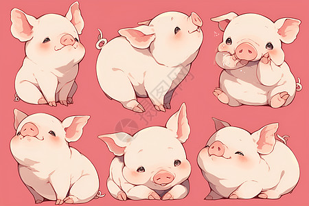 可爱的猪猪图片