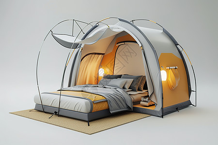 漂亮的帐篷床图片