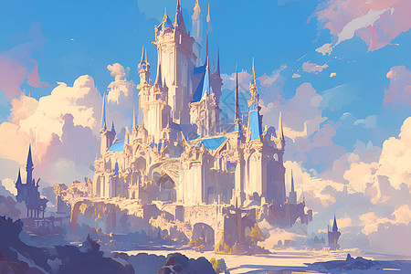 梦幻的城堡建筑图片