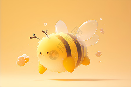 快乐的小蜜蜂图片