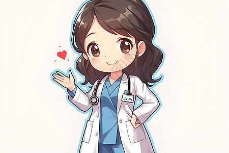 可爱的亚洲女医生图片