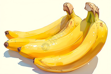 阳光下的香蕉图片