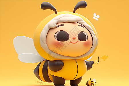快乐小蜜蜂模型图片