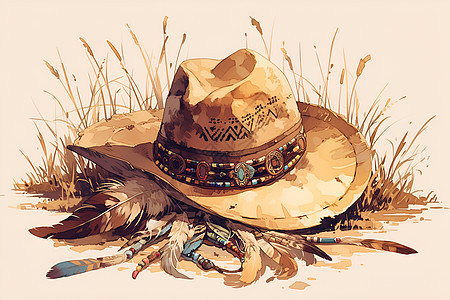 农民的帽子图片