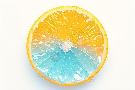 橙色柠檬水果图片