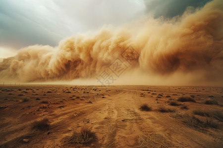 气势汹汹的沙尘暴图片