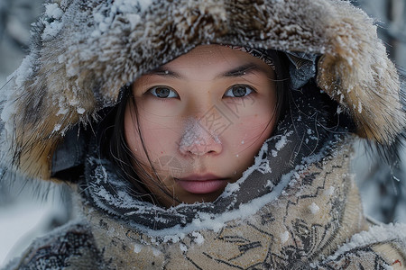 戴帽子的女子图片