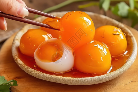 咸鸭蛋的蛋黄图片