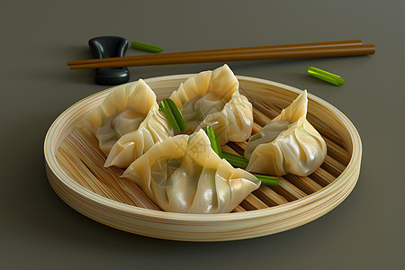 美味健康的饺子图片