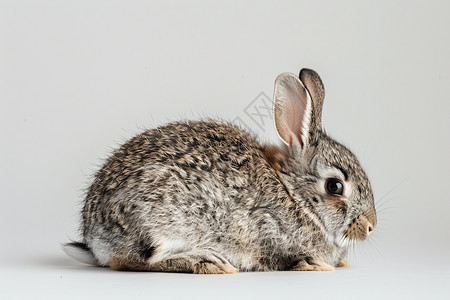 棕色的小兔背景图片