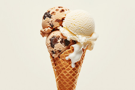 曲奇冰淇淋图片
