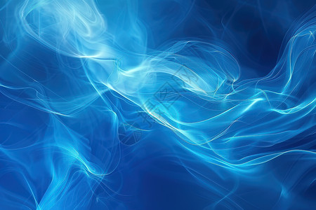 烟雾缭绕的蓝色背景图片