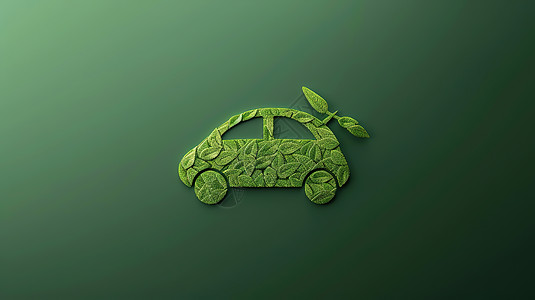 设计的绿色汽车图片