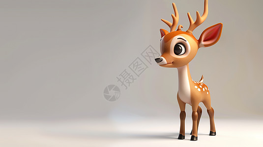 可爱的小鹿图片