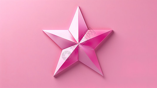 粉色的五角星背景图片
