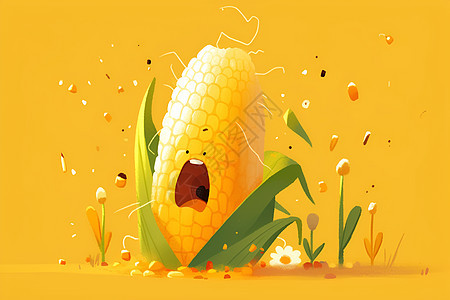 黄灿灿的玉米图片