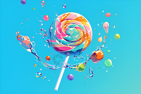 幻想色彩中的糖果世界图片