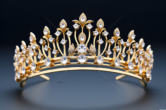 金色钻石王冠图片