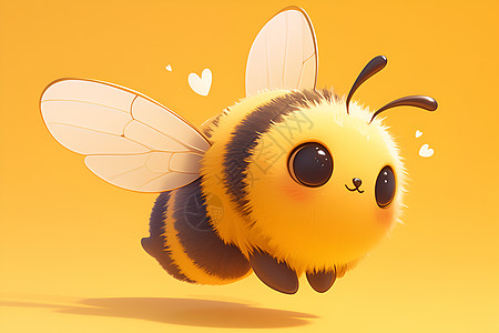 可爱的小蜜蜂图片