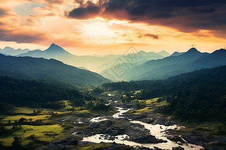 山清水秀的自然风景图片