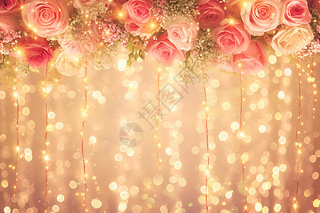 温馨的玫瑰和婚礼图片