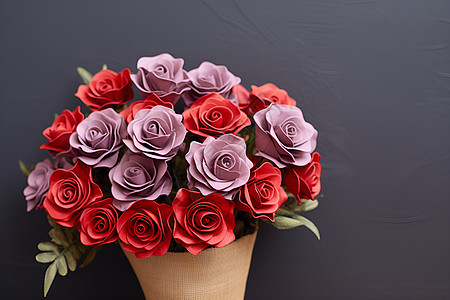 浪漫美丽的花束背景图片