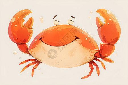 可爱卡通螃蟹图片
