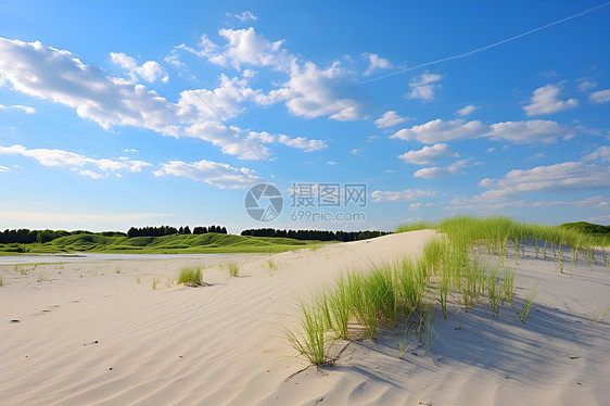 沙丘沙漠风景图片