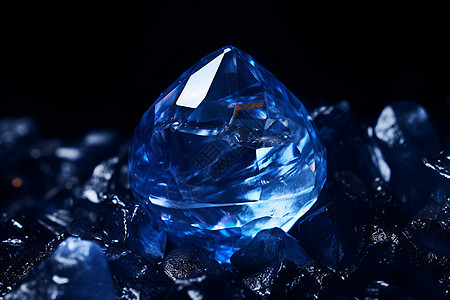 蓝色的钻石图片