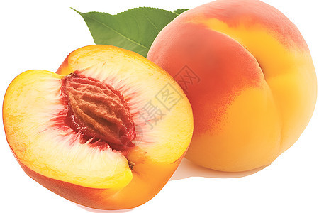 娇嫩的桃子图片