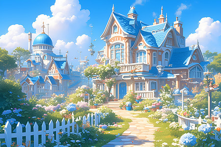温馨梦幻城堡家园图片