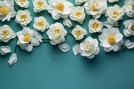 淡雅美丽的白色花朵图片
