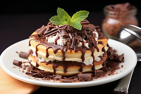 巧克力蛋糕的甜蜜诱惑图片
