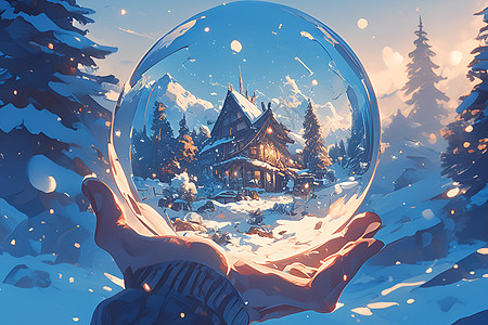 雪球中的奇幻世界图片
