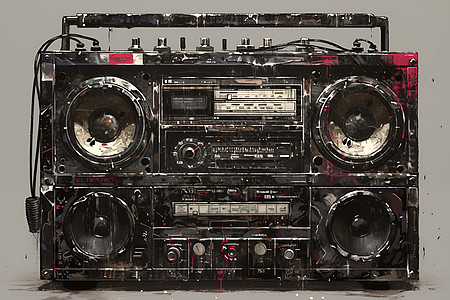 怀旧风潮的收音机图片