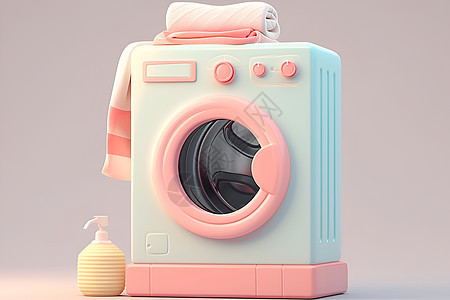 迷人的洗衣机图片