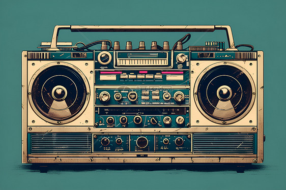 时尚复古收音机图片