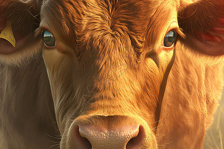 一只牛头图片