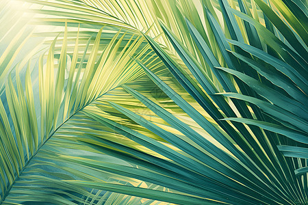棕榈树树叶图片