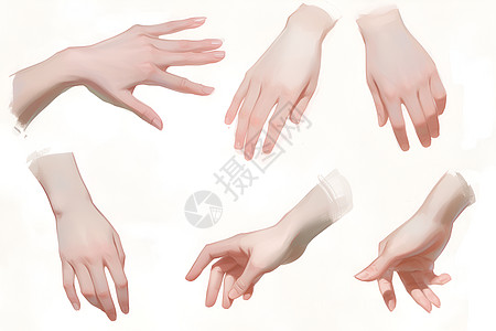 形态各异的手势图片
